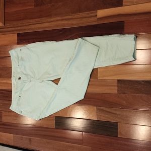 Women's The Limited brand mint green jeans